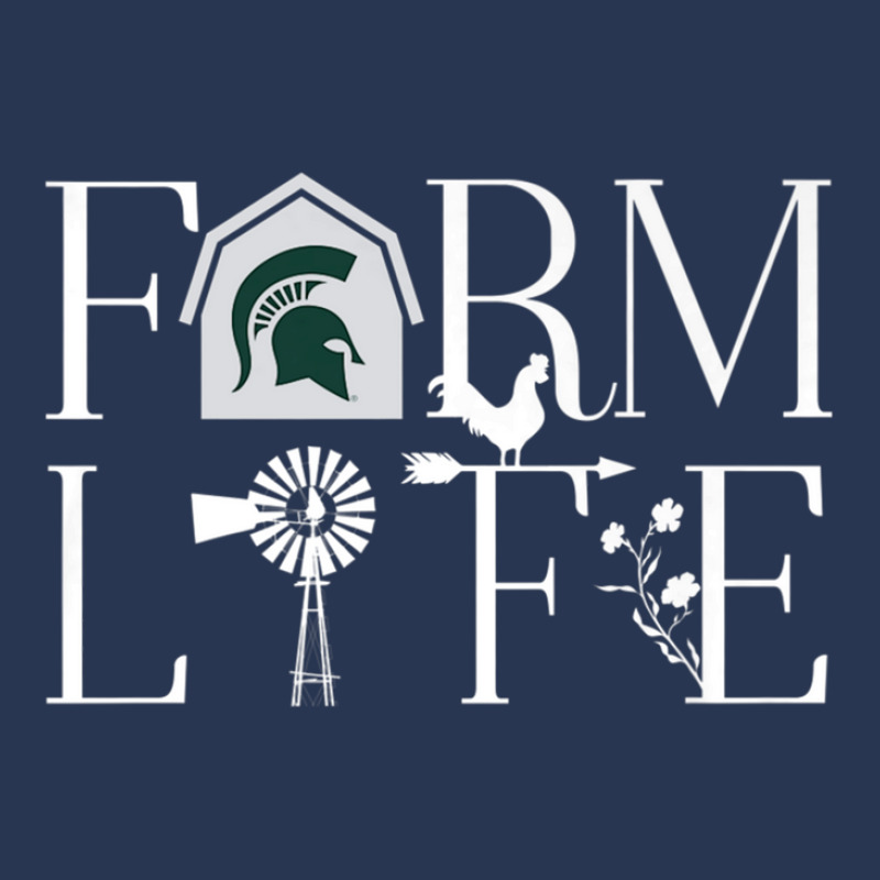 Michigan State Spartans Farmer - Farm Life Ladies Denim Jacket by LukeBridges | Artistshot