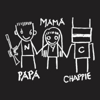 Papa Mama Chappie T-shirt | Artistshot