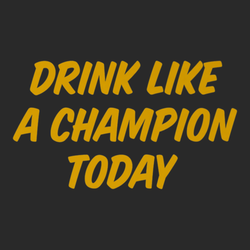 Drink Like A Champion Today Tailgate Party Printed hat by AceSteele | Artistshot