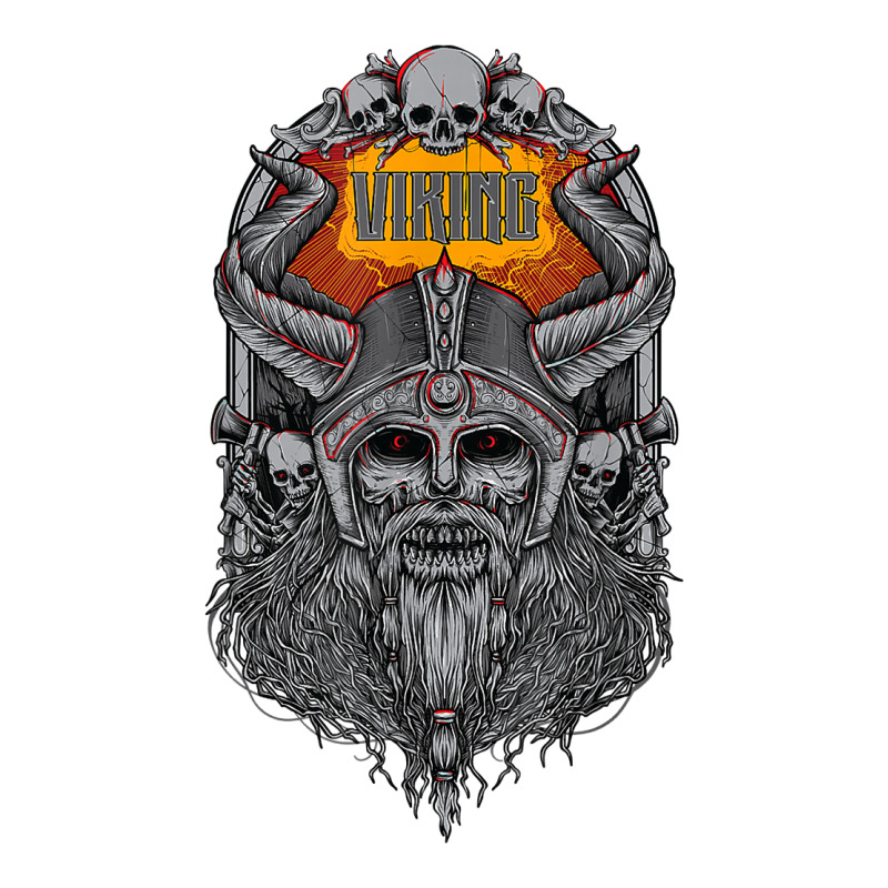 Viking Skull Warrior Norse Nordic Mythology Horned Helmet T Shirt Unisex Hoodie | Artistshot