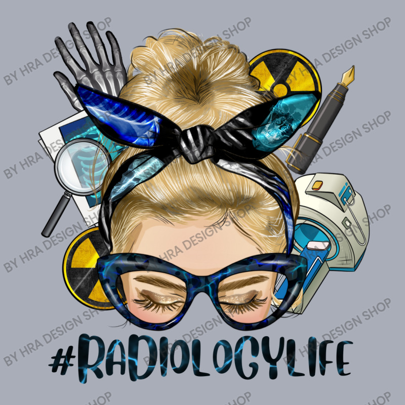 Blonde Messy Bun Radiology Life Tank Dress by HRA Design Shop | Artistshot