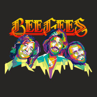 Bee Gees One Stayin Alive - Saturday Night Fever Ladies Fitted T-shirt | Artistshot