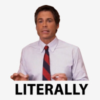 Parks And Rec Chris Traeger Literally Ladies Polo Shirt | Artistshot