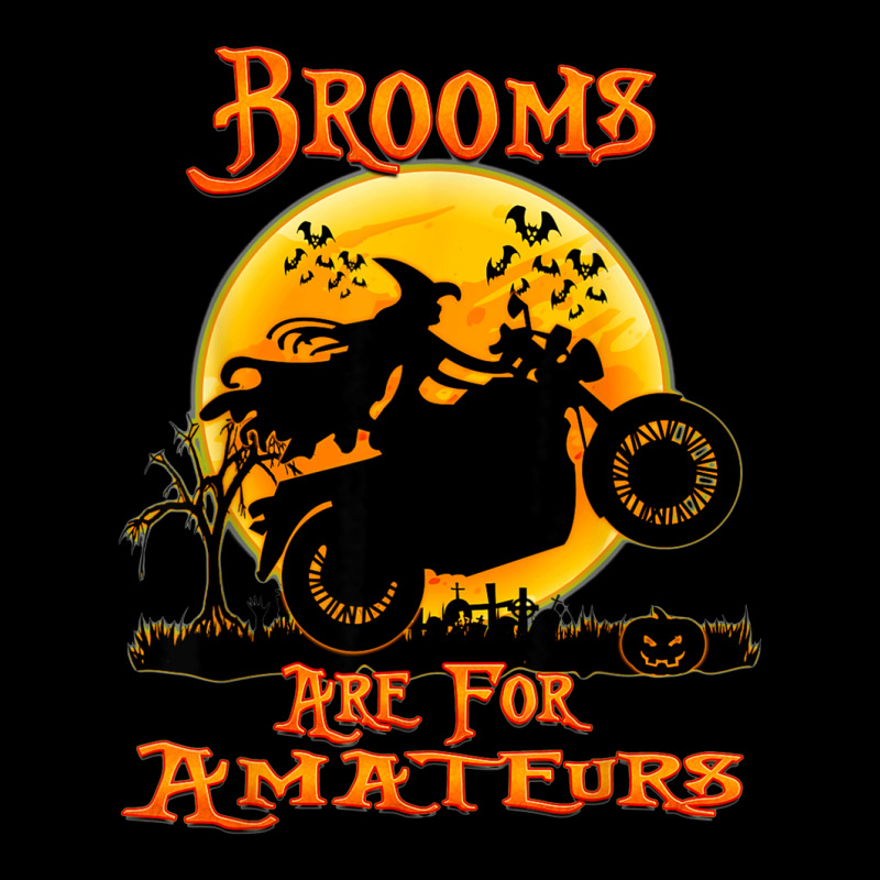 Brooms Are For Amateurs Witches Motorcycle Gift Halloween Youth Sweatshirt by Tee | Artistshot