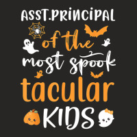 Assistant Asst Principal Of The Most Spook Tacular Kids Ladies Fitted T-shirt | Artistshot