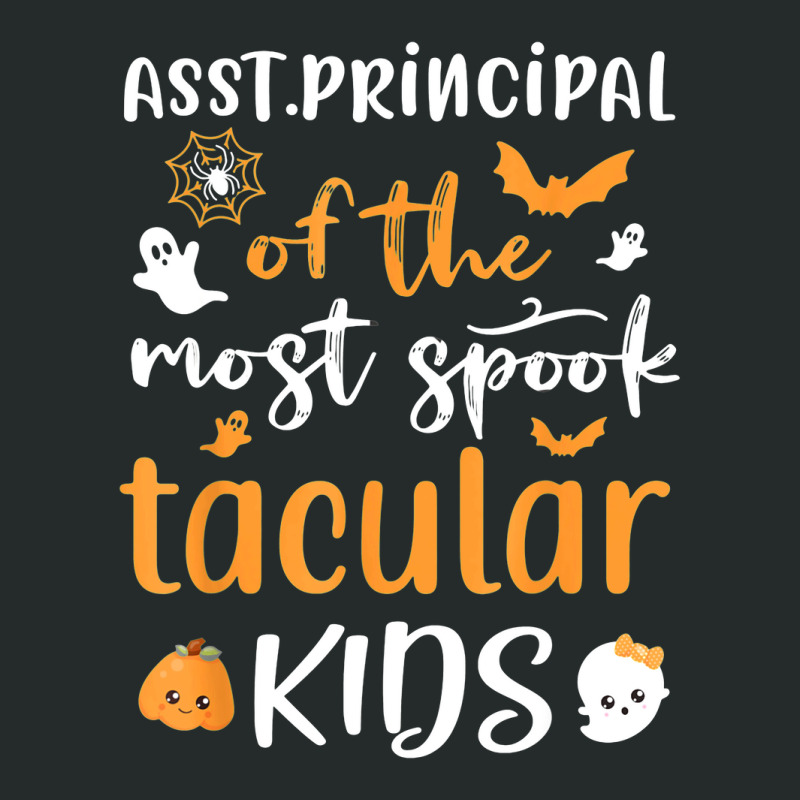 Assistant Asst Principal Of The Most Spook Tacular Kids Women's Triblend Scoop T-shirt by Bestarts | Artistshot