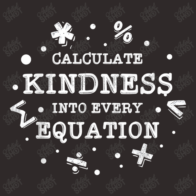 Calculate Kindness Into Every Equation School Math Teacher Music Vinta Racerback Tank by Aria-Proctor | Artistshot