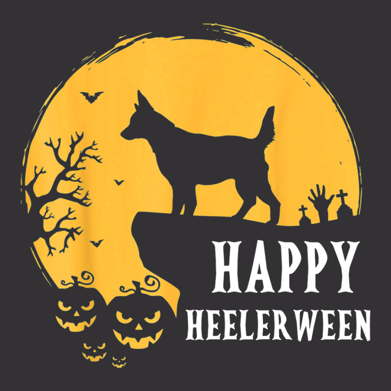 Australian Cattle Dog Full Moon Red Blue Heeler Halloween Vintage Short by Newest | Artistshot