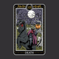 Death Tarot Card Graphic Halloween Pumpkin Horseman Pullover Hoodie Vintage Short | Artistshot