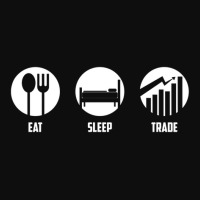 Eat Sleep Trade Bear & Bull Market Investors Gift Crop Top | Artistshot