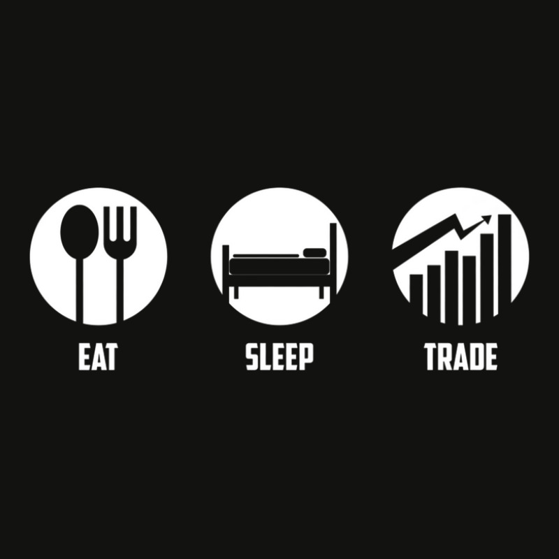 Eat Sleep Trade Bear & Bull Market Investors Gift Scorecard Crop Tee by AceSteele | Artistshot