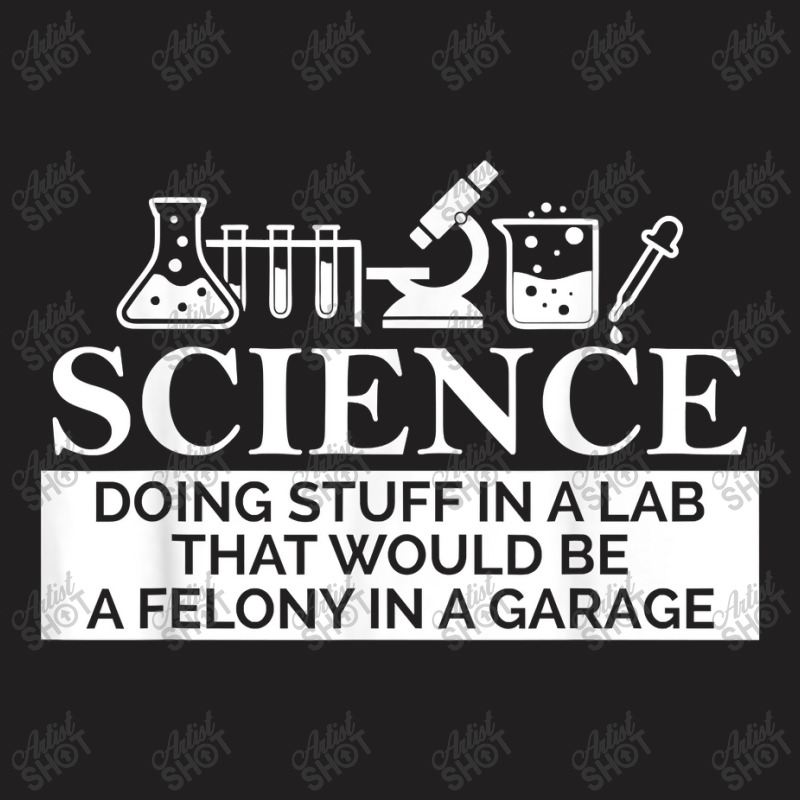 Science In A Lab Felony In A Garage Chemistry Teacher Gift Funny Women T-shirt | Artistshot