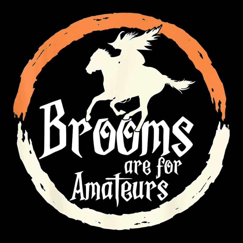 Brooms Are For Amateurs Funny Halloween Witch On A Horse Women's V-Neck T-Shirt by Bestarts | Artistshot