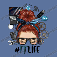 Redhead Messy Bun Information Technology Life Lightweight Hoodie | Artistshot