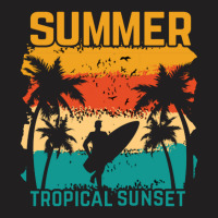 Summer Vibes Beach Surfing T-shirt | Artistshot