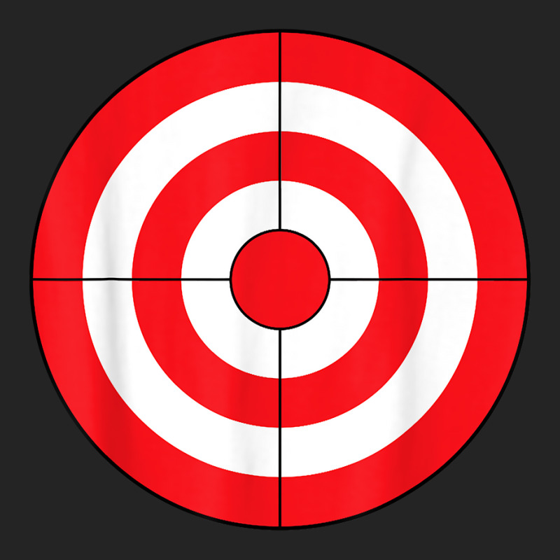 Bulls-eye Target Lazy Diy Halloween Costume Darts Shooting 3/4 Sleeve Shirt | Artistshot