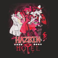 Hazbin Hotel, Graphic, Funny, Alastor, Hazbin, Hotel, Angel Dust, Radi Ladies Fitted T-shirt | Artistshot