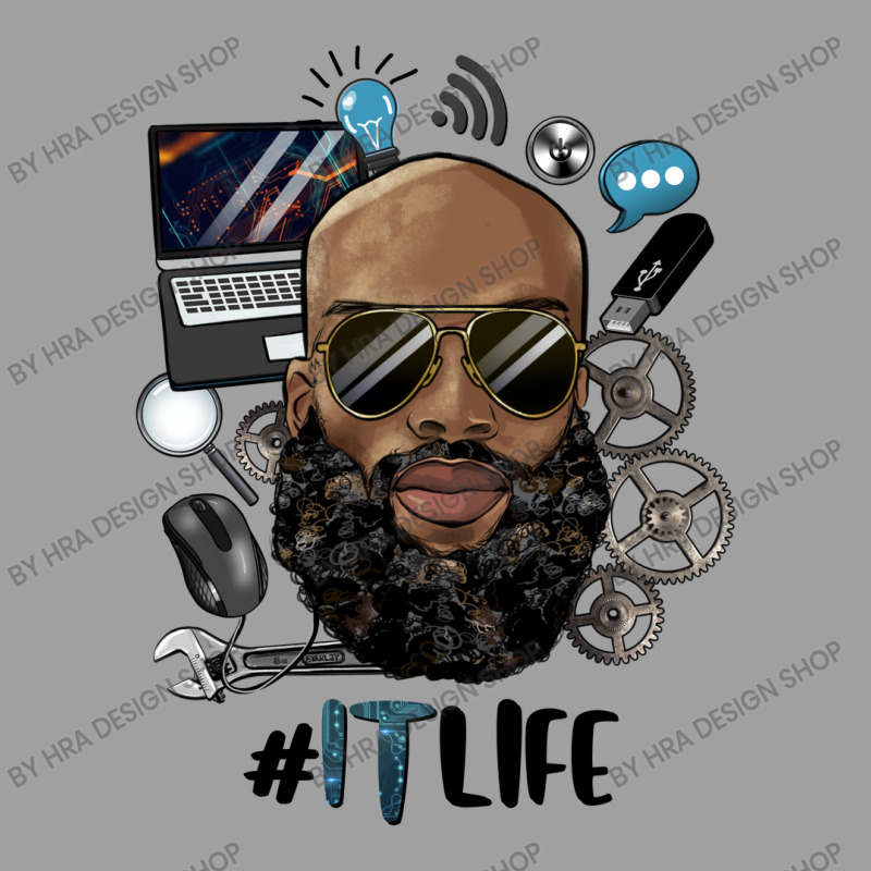 Black Bald Man Information Technology Life Toddler Hoodie by HRA Design Shop | Artistshot