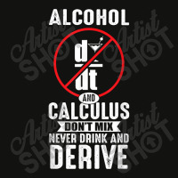 Don't Drink And Derive Math Teacher Joke Mathematician Men Women Scorecard Crop Tee | Artistshot