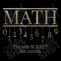 Teacher Math The Only Subject That Counts Quote Birthday Gifts Pocket T-shirt | Artistshot