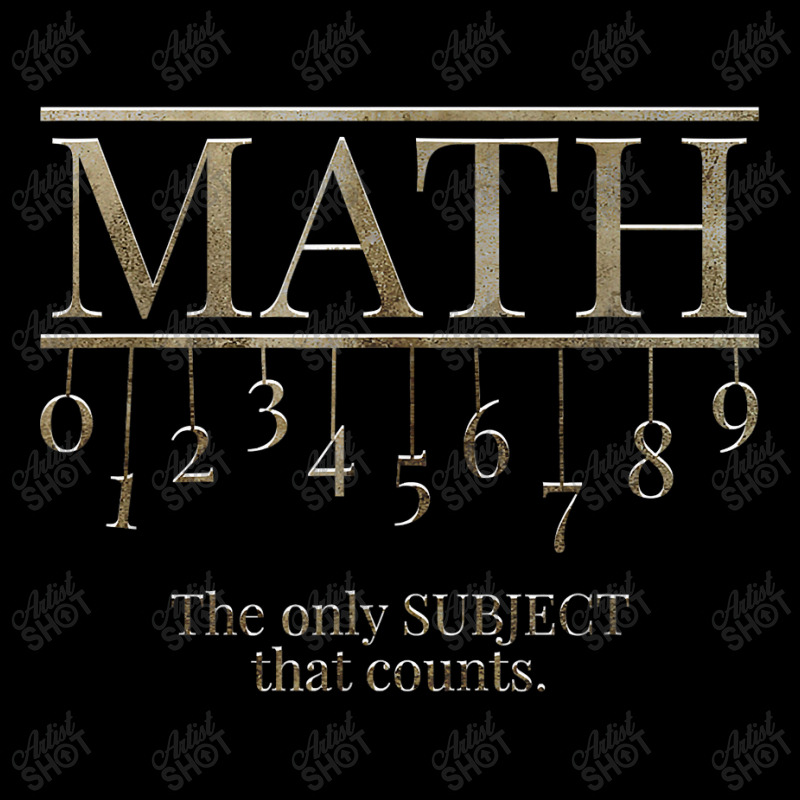 Teacher Math The Only Subject That Counts Quote Birthday Gifts Pocket T-shirt | Artistshot