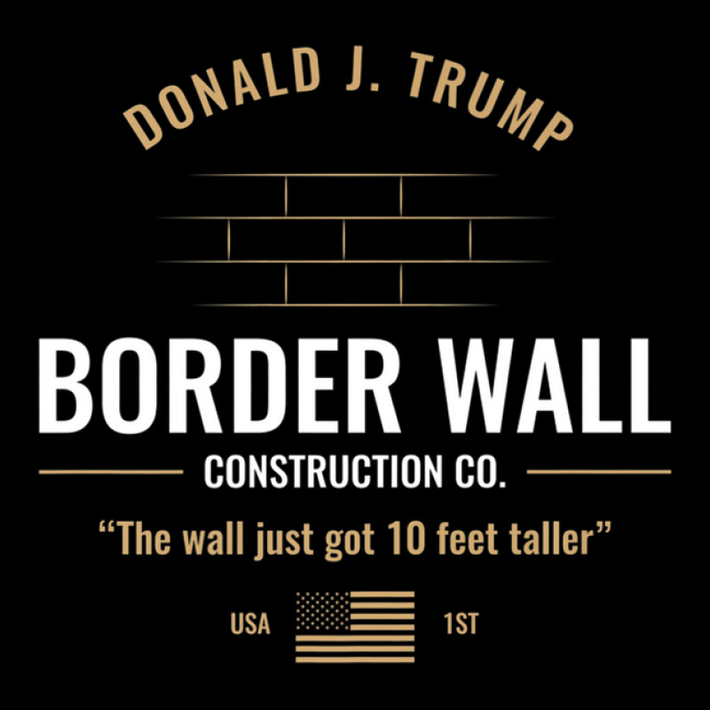 Conservative Trump Border Wall Builder Adjustable Cap | Artistshot