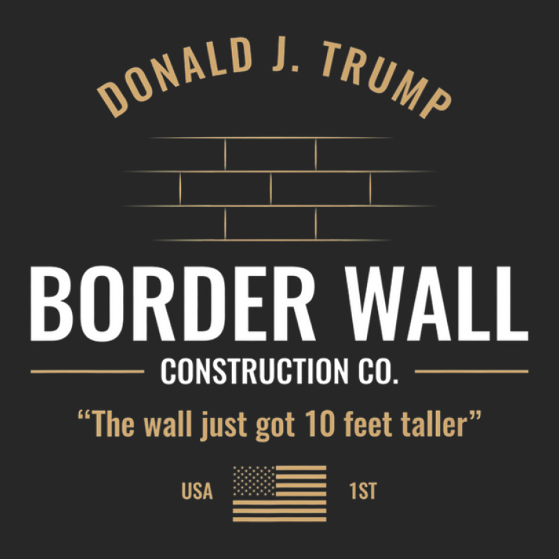 Conservative Trump Border Wall Builder Men's T-shirt Pajama Set | Artistshot