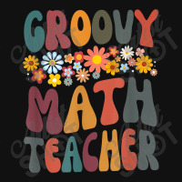 Floral Retro Groovy Math Teacher Matching Student Subject Mens Best Rear Car Mat | Artistshot