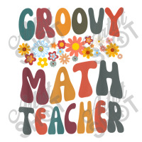 Floral Retro Groovy Math Teacher Matching Student Subject Mens Best Sticker | Artistshot