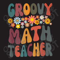 Floral Retro Groovy Math Teacher Matching Student Subject Mens Best Waist Apron | Artistshot