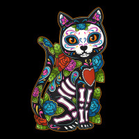 Cat Sugar Skull Mexico Calavera Dia De Los Muertos Halloween Maternity Scoop Neck T-shirt | Artistshot