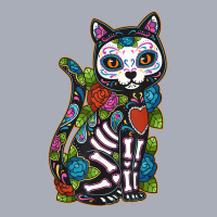 Cat Sugar Skull Mexico Calavera Dia De Los Muertos Halloween Tank Dress | Artistshot