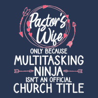 Womens Funny Pastor Wife Design Women Mom Pastor Wife Appreciation Ladies Denim Jacket | Artistshot