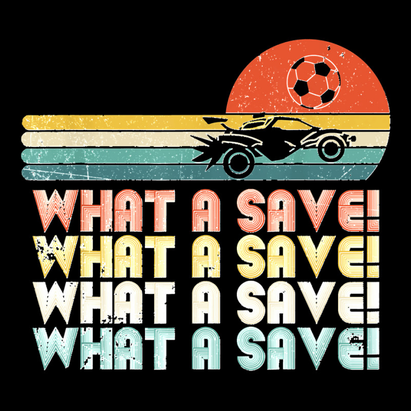 What A Save Vintage Retro Rocket Soccer Car League Long Sleeve Shirts by cm-arts | Artistshot