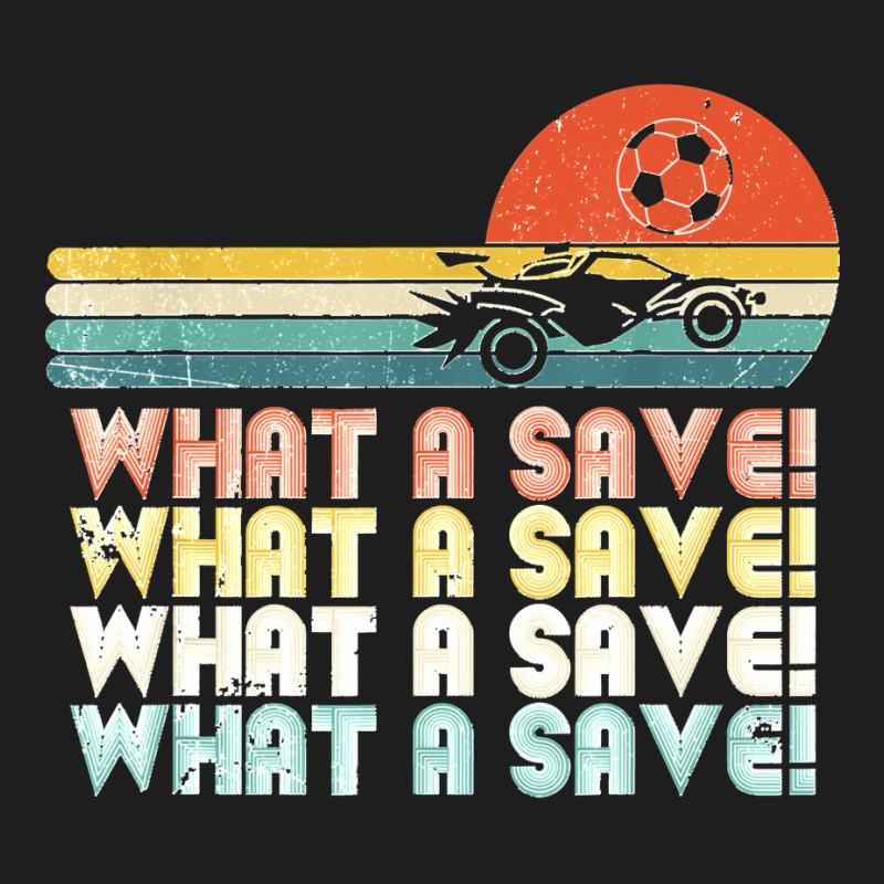 What A Save Vintage Retro Rocket Soccer Car League Classic T-shirt by cm-arts | Artistshot