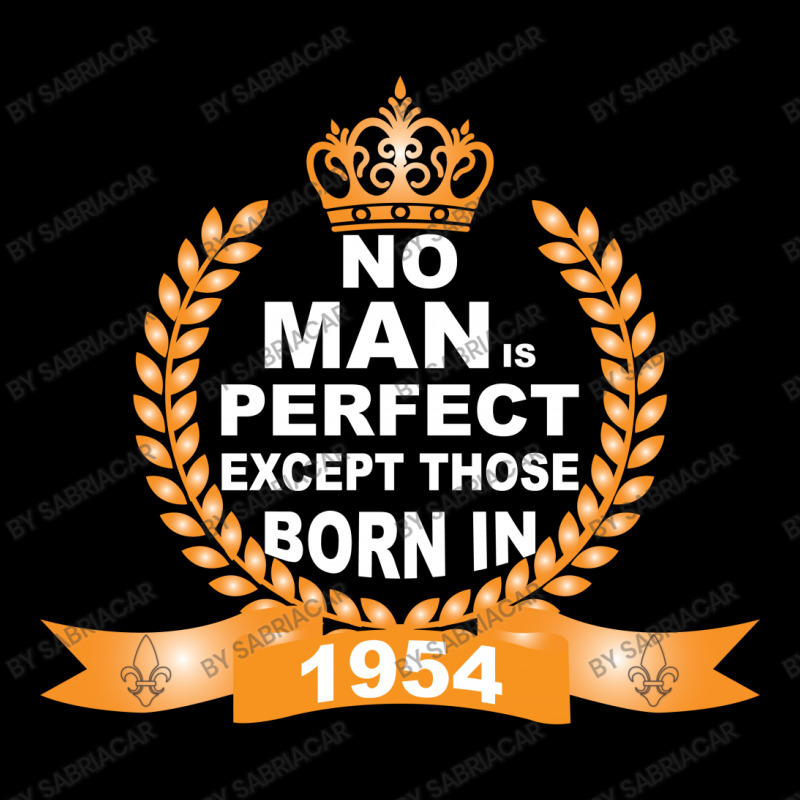 No Man Is Perfect Except Those Born In 1954 V-neck Tee | Artistshot