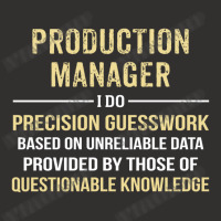 Production Manager I Do Precision Guesswork. Funny Gift Champion Hoodie | Artistshot