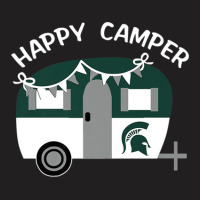 Michigan State Spartans Camping Vintage Camping Car T-shirt | Artistshot