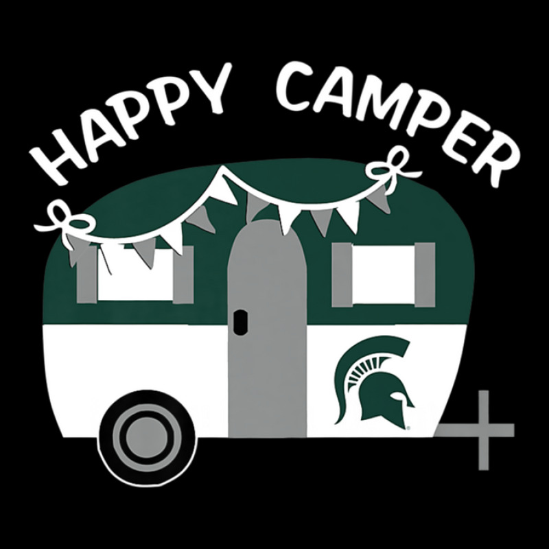 Michigan State Spartans Camping Vintage Camping Car Fleece Short | Artistshot