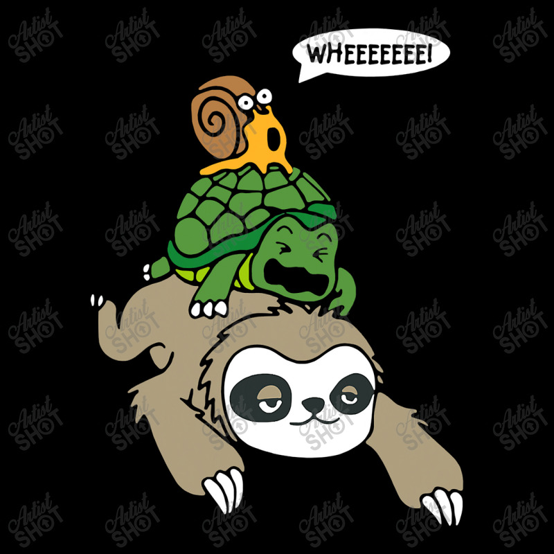 Sloth Turtle Snail Piggyback T Animal Running Wild Zipper Hoodie by nhan0105 | Artistshot