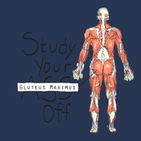 Study Your Gluteus Maximus Off Men Denim Jacket | Artistshot