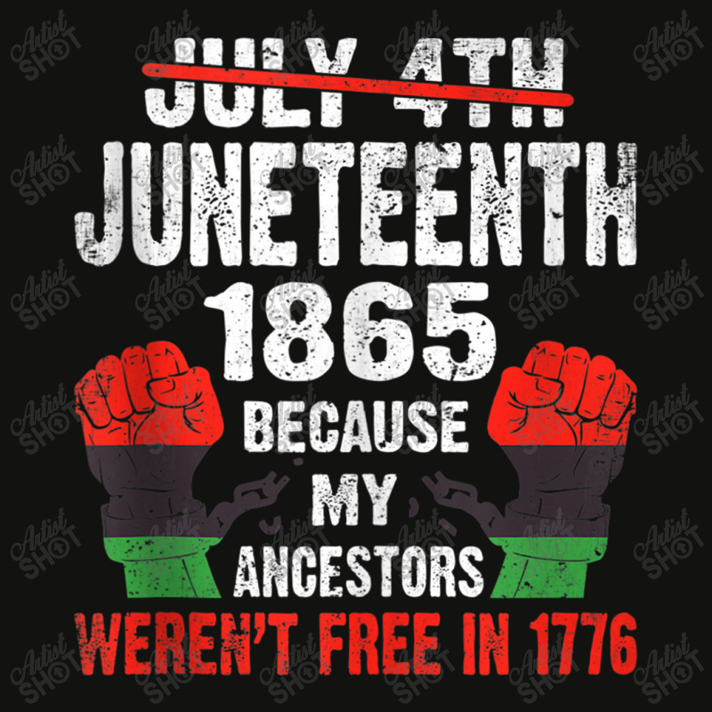 Juneteenth My Ancestors Free Black African Flag Pride Fist Characters  Scorecard Crop Tee by KhalilDesign | Artistshot