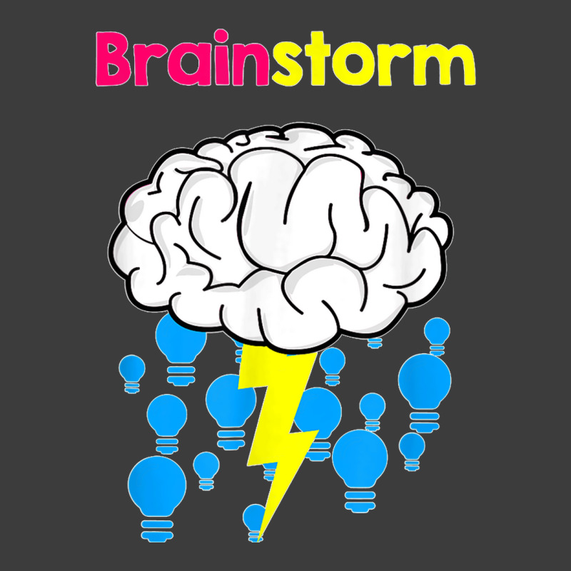 Funny Brainstorm Good Idea Lightbulb Thunder Men's Polo Shirt | Artistshot