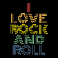 I Love Rock And Roll Distressed Rainbow 70s Fleece Short | Artistshot