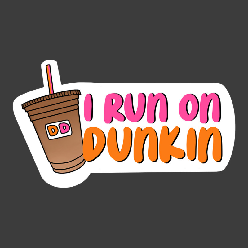 I Run On Dunkin Men's Polo Shirt by AnitaKovich | Artistshot