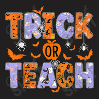 Trick Or Teach Funny Teacher Halloween Costume Men Women Character Ani T-shirt | Artistshot