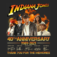 Indiana Jones 40th Anniversary 1981-2021 Thank You For The Memories Men's T-shirt Pajama Set | Artistshot