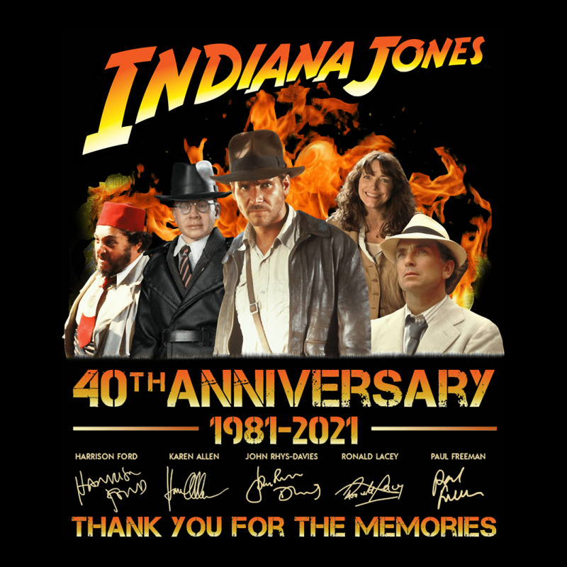 Indiana Jones 40th Anniversary 1981-2021 Thank You For The Memories Long Sleeve Shirts by AnitaKovich | Artistshot