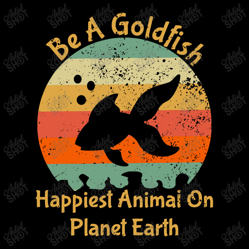 Be A Goldfish Happiest Animal On The Planet Pet Fish Pocket T-shirt | Artistshot