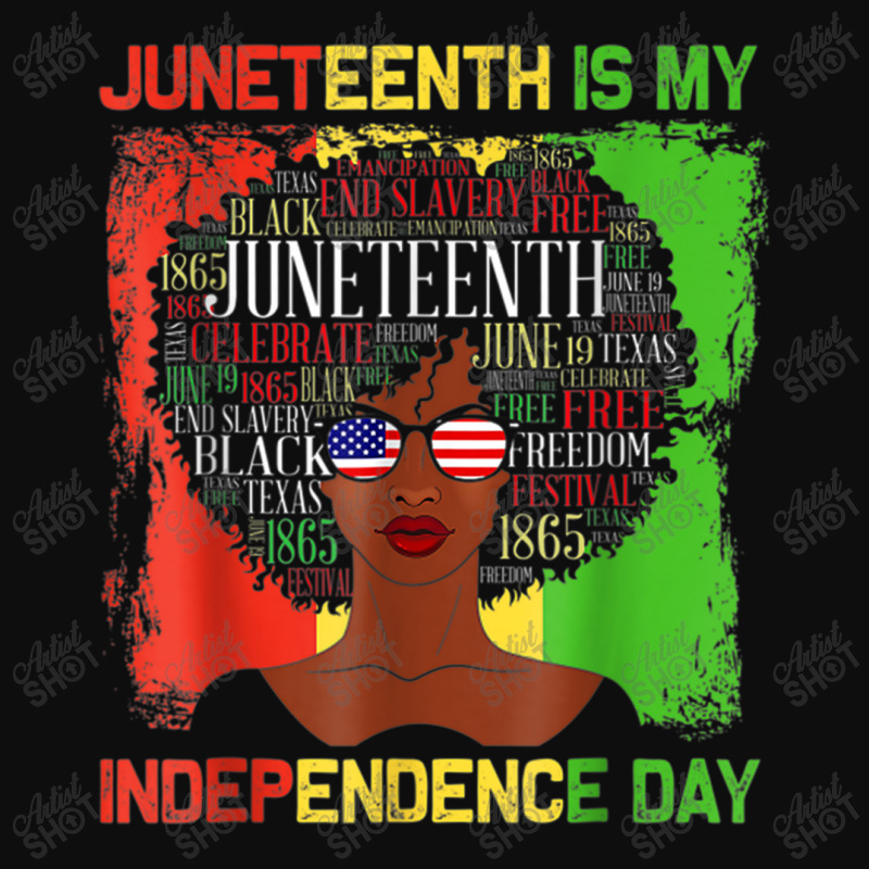 Juneteeth Is My Independence Day Black Women History Month Characters  Crop Top by KhalilDesign | Artistshot